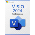 Microsoft Visio Professional 2024, PC, 64 bit, Bind, digital license, Global
